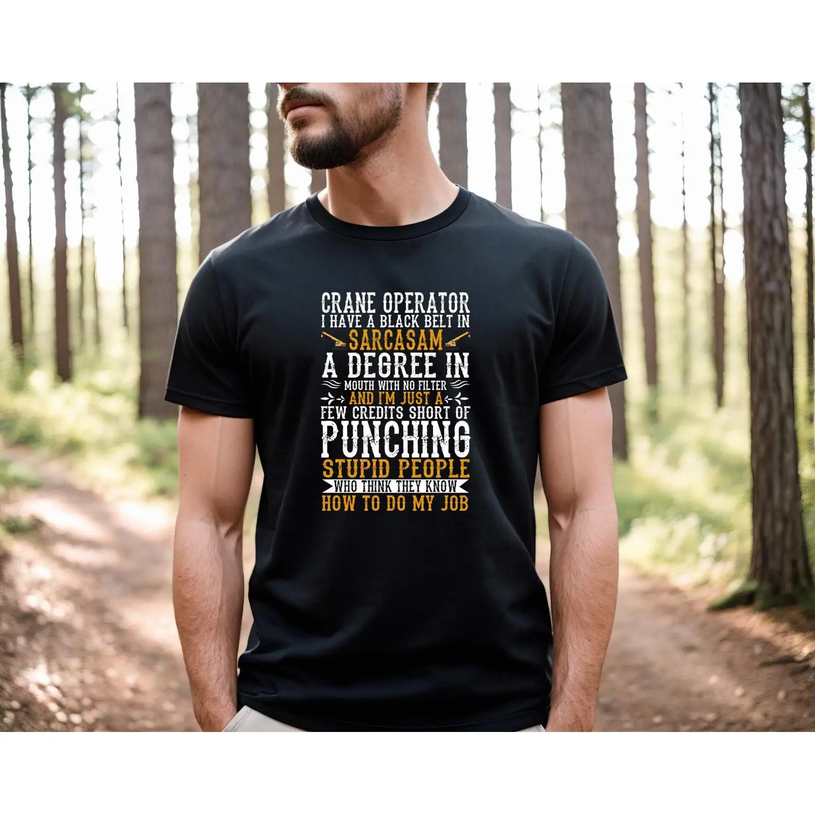 Heavy Equipment Quotes - Koszulka z zabawnym, sarkastycznym cytatem dla