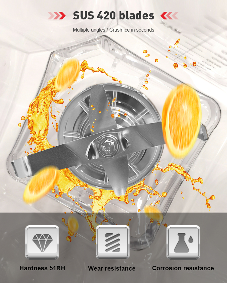 Wysokiej mocy blender komercyj – Heavy Equipment Kitchen recenzja i cena