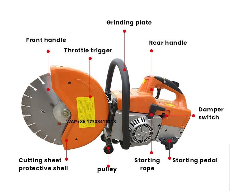 Maszyna do cięcia betonu, ręcz – Electric Concrete Cutter recenzja i cena